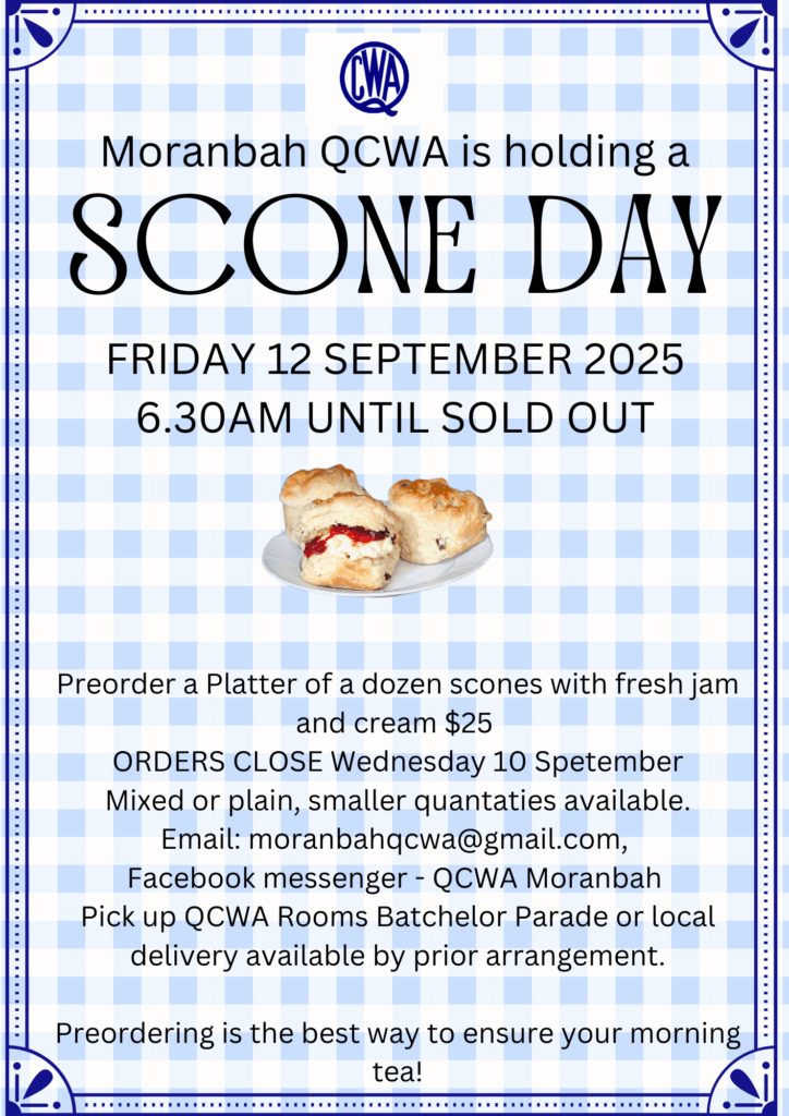 QCWA Scone Day