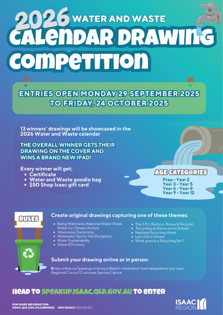 2026 IRC Water & Waste Calendar Comp closes - 4RFM Community Radio Station